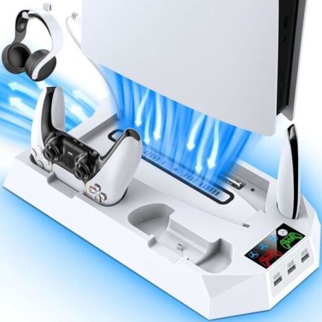 Support de Refroidissement PS5, Chargeur 2 Manettes et Range Disc - 12 – Global Market SARL