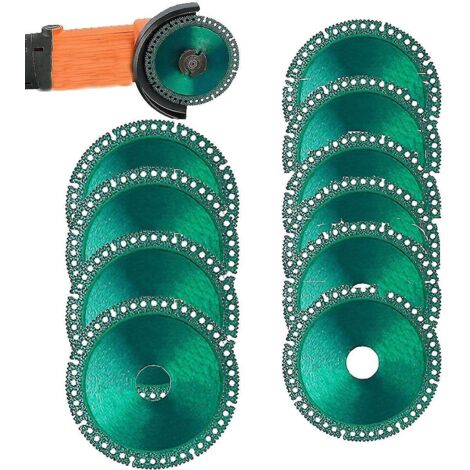 Crea – Disque à lamelles pour meuleuse 100 mm – Acier 2 mm – Lot de 10 disques pour coupes nettes métal, pierre, bois, céramique (1/5)