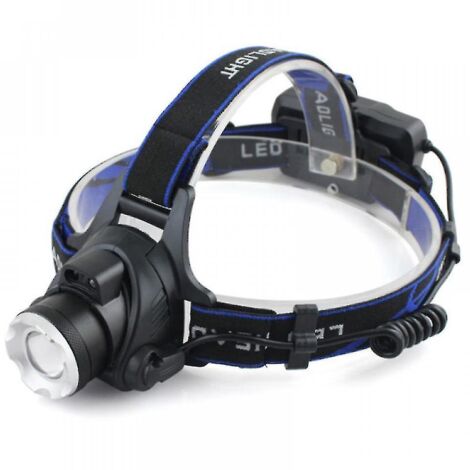 Rechargeable Powerful Led Headlamp Head Torch Adjustable Headlight Lamp With Usb Cable For Fishing Cycling Hiking Running Camping (1/2)