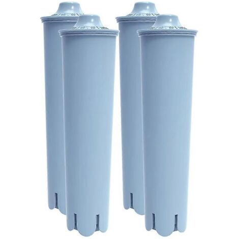 Crea – Lot de 4 filtres à eau de rechange pour machines à café Jura Clearyl Claris – Charbon actif pour réduction des impuretés – Protection contre le calcaire (1/5)