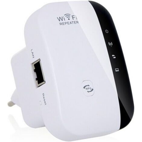 Crea – Répéteur WiFi 300Mbps – Amplificateur 2.4GHz – Port Ethernet – Couverture jusqu'à 30 mètres – Configuration facile avec WPS (1/5)