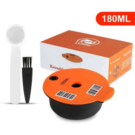 Crea – Capsule de café réutilisable 180 ml pour Bosch Tassimo – Filtre amovible en acier inoxydable – Réduit les déchets plastiques (1/5)