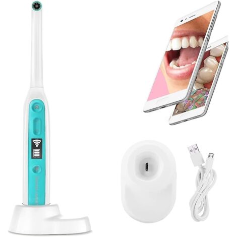 Hd Intraoral Camerawifi Endoscope Dental Camera 1080p Hd Waterproof Wireless Tooth Camcorder With 8 Led Lights (1/4)