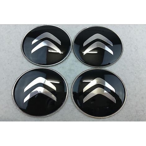 Modified Hub Sticker Hub Center Cover Sticker 65mm Hub Cover - Citroen (four Pack)