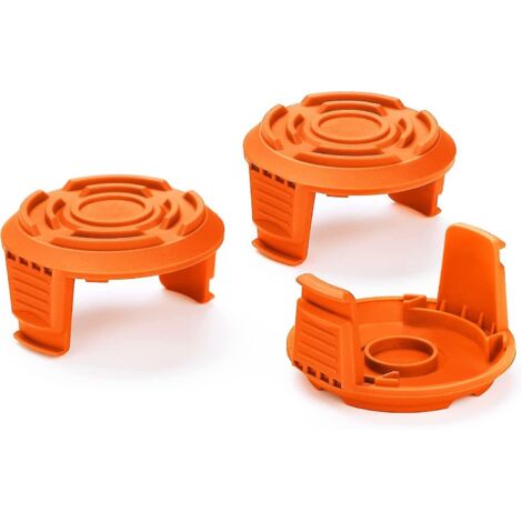 Couvercle de capuchon de bobine pour Worx, couvercles de capuchon de bobine de remplacement pour tondeuse Worx, adaptés au mangeur de mauvaises herbes Worx (paquet de 3) (1/5)