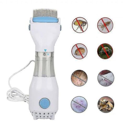 Crea – Peigne électrique anti-poux avec filtre jetable – Technologie de capture efficace – 1 peigne + 3 filtres – Pour enfants et adultes