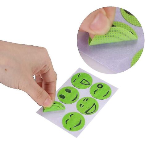 Patchs anti-moustiques Smiley (300 pièces), patchs anti-moustiques pour enfants et adultes