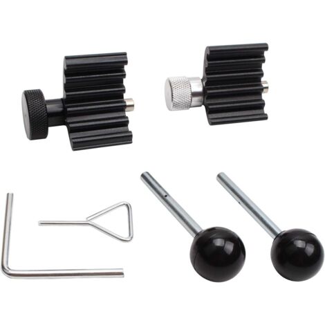 Coavas – Kit de réglage moteur Diesel – Outil de verrouillage vilebrequin – 2 verrous manivelle – Compatible Audi Volkswagen