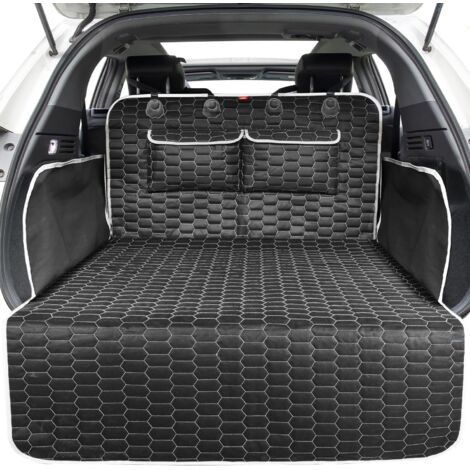 Coavas – Housse de protection coffre voiture pour chien – Imperméable en tissu Oxford 600D – Dimensions 185 x 103 cm – Antidérapante avec 2 poches