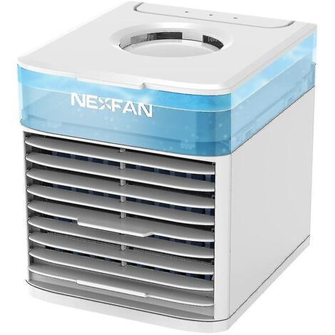 Crea – Ventilateur climatiseur portable 10W – 3 niveaux de ventilation – Capacité 500ml – Angle de balancement 90° – Lumière LED 7 couleurs (1/5)