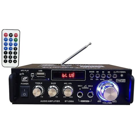 CREA Bt-298a 600w Home Amplifiers Audio Bluetooth Amplifier Subwoofer Home Theater Sound System Amplifie