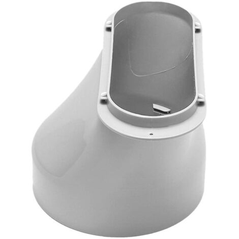 Crea – Adaptateur de tuyau d'échappement de climatiseur – Connecteur plat 15 cm – Étanchéité optimale pour climatiseur mobile – Installation facile