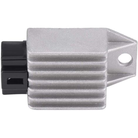 12V 4 Broches Régulateur de Tension Redresseur Régulateur de Prise Mâle Universel pour le Scooter GY6 Vélomoteur de 50cc à 150cc ATV