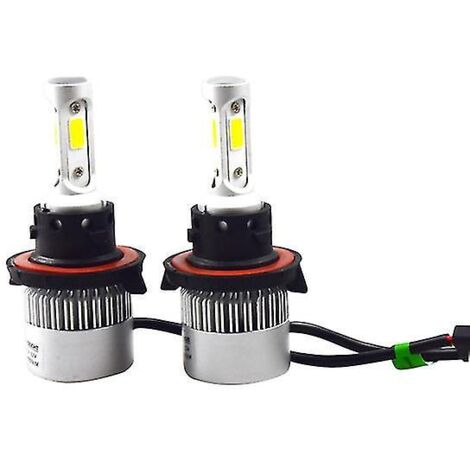 2pcs S2 Led Headlight Bulb 36w 9-32v 8000lm Waterproof High Beam Low Beam Integrated Headlamp Car Head Light(h13) (1/4)