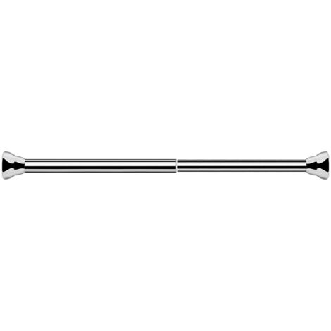 Nannigr Tringle Rideau, Montage Sans Vis ni Perçage, Barres Rideau de Vitrage Extensible et Réglable pour Fenêtre, argent, 50-80CM (1/5)
