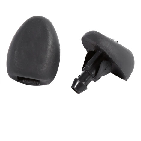 2pcs Gicleur Lave Glace Tuyau Lave Glace Voiture Kit de Buse de Pulvérisation de Lave-glace Avant avec Tuyau Flexible Essuie Glace Tuyauterie
