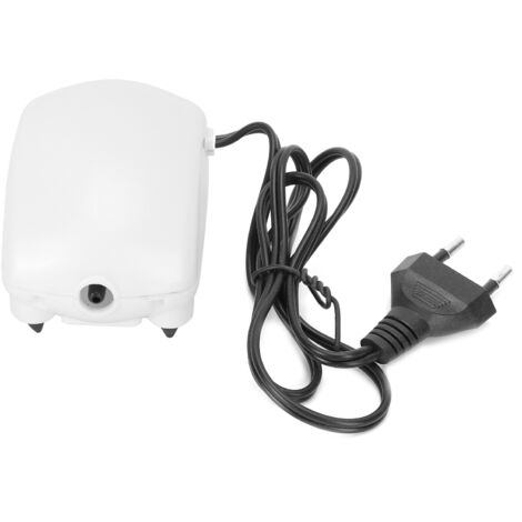 Pompe à oxygène monotrou Rechargeable silencieux remplissage d'oxygène petit aérateur de poisson pour aquarium prise ue 220V (1/5)