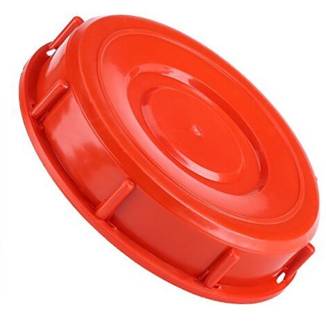 Couvercle de réservoir IBC, IBC fourre-tout Couvercle Capuchon pour réservoir d'eau liquide, plastique rouge 163mm(B) (1/5)
