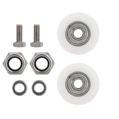 Roulettes de porte de serre, robustes et durables, faciles à pousser et à tirer pour porte de serre