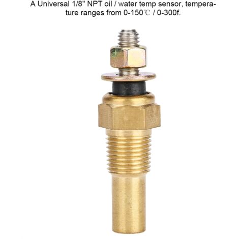 moteur eau liquide de refroidissement émetteur de température température eau/huile température 1/8 NPT émetteur électrique émetteur unité d'envoi capteur de température (1/5)