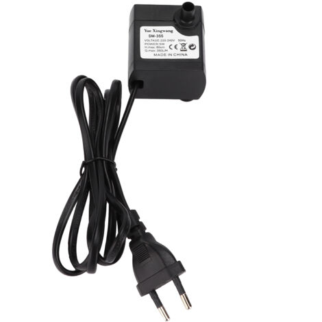 Petite pompe Submersible silencieuse et résistante à l'usure pour fontaine d'aquarium 5W (prise ue 220V) (1/5)