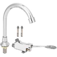 Foot Pedal Faucet Bathroom Sink Faucet Set Medical Laboratory Foot Pedal Sink Faucet Kit Accessories - Ssxjv