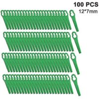 Lames de coupe-herbe en plastique, 100 pièces, sans fil, de haute qualité