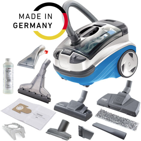 Aspirateur laveur sans sac 1700W – Filtration à eau multi-étages – Réservoir 2,4L – Accessoires pour sols durs et textiles – Thomas