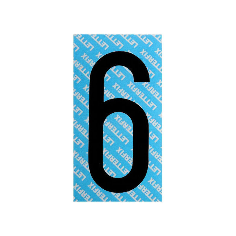 🏁 Pegatina Número Para Moto - Número 0 En Negro | Altura 15 Cm | Adhesivo Para Placas De Competición O Garaje