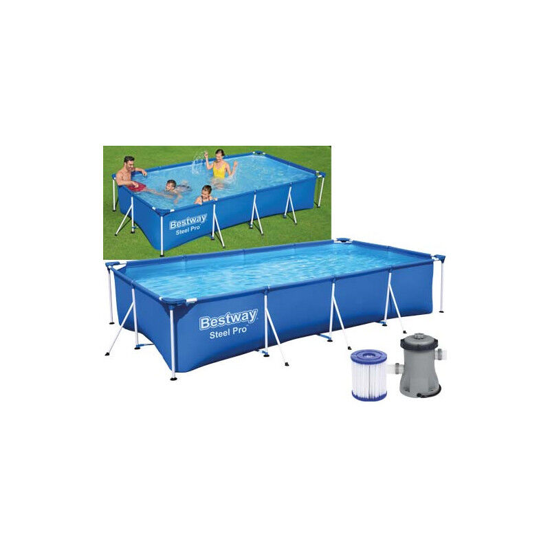 Piscina Rettangolare 399x211 Altezza 81 cm 56424