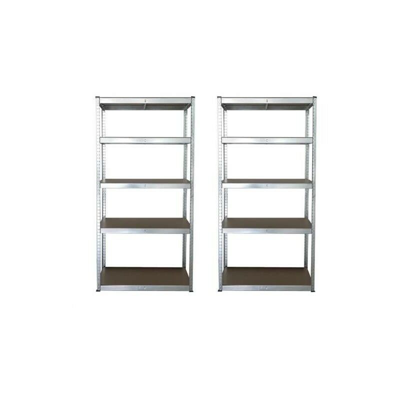 shelfplaza® HOME 180x50x50 cm Scaffale metallo per carichi pesanti  antracite con 6 ripiani con 145kg capacità di carico / Scaffali in metallo  per garage come scaffali per ripostiglio o officina