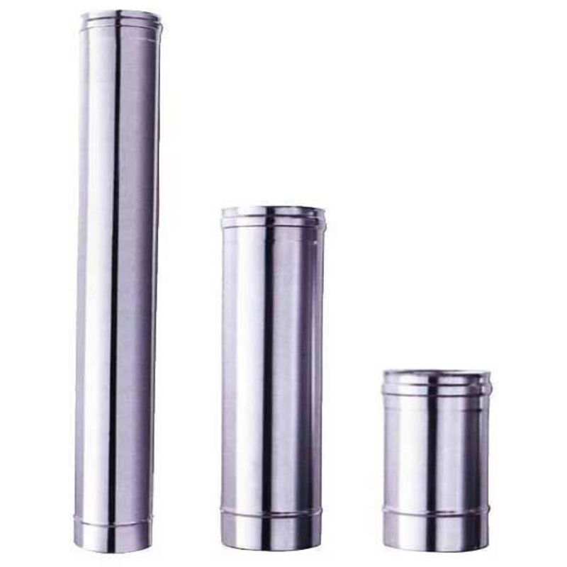 Tubo L. 1000 Mm Diam. 80 Acciaio Inox Sp.0,5 Mm - Mono Parete Acquista Da OBI