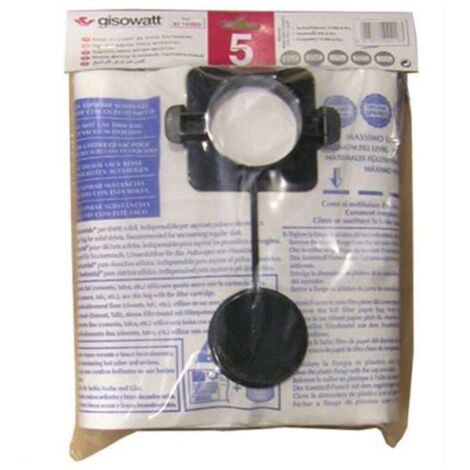 Gisowatt Filtro Aspirapolvere - Piccolo - Confezione 5 Pz