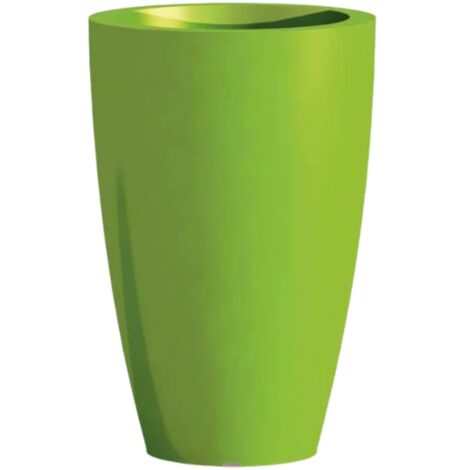 Vaso da giardino in resina viola per esterno. Vasi da