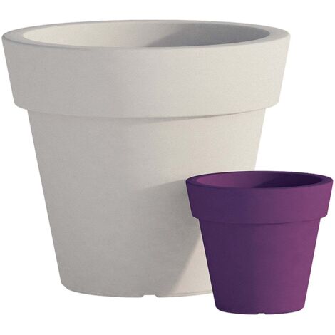 Vaso in Polimero Monacis Gemma Bianco - Ø 110 cm. - h 95 cm.