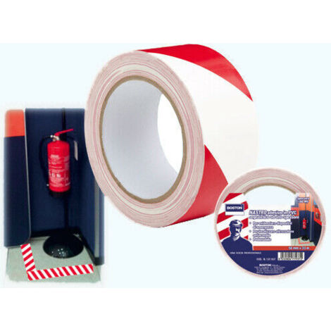 Nastro Segnaletica Adesivo B/R m 33 Altape 06553 (1/3)