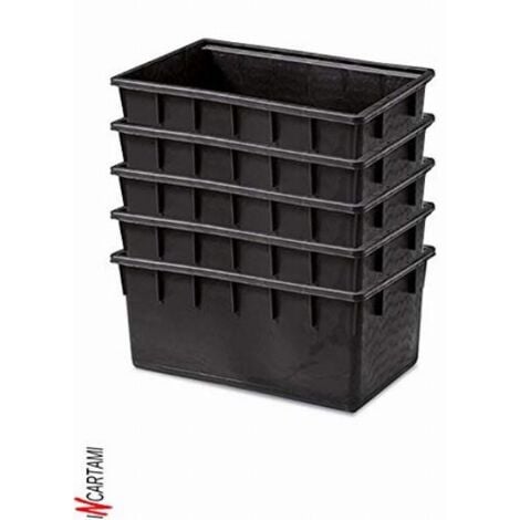 Mastello Rettang. L 250 94X63 h 57 Nero Stefanpl