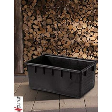 Mastello Rettang. L 250 94X63 h 57 Nero Stefanpl