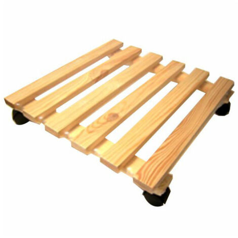 Spostavaso Ruote Quadro Legno 45X45