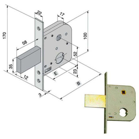 LIOI - Picaporte Para Puertas 100 Mm Dorado