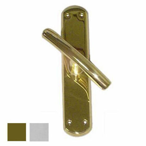 Martelline Milena In Ottone Lucido Placca Alta Mm. 7 1 Coppia