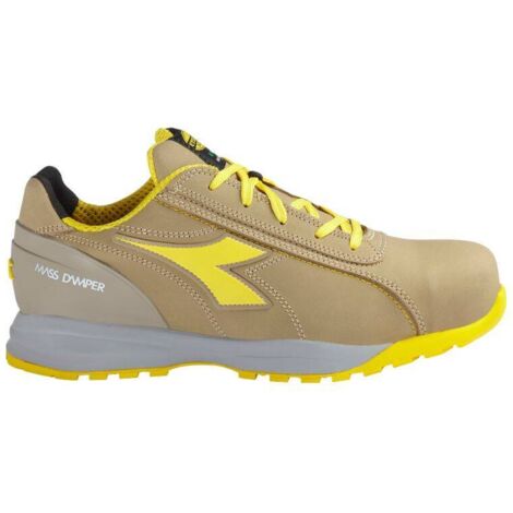 Scarpa da Lavoro in Nobuck S3 Grigia con Punta in Alluminio, Taglia 47