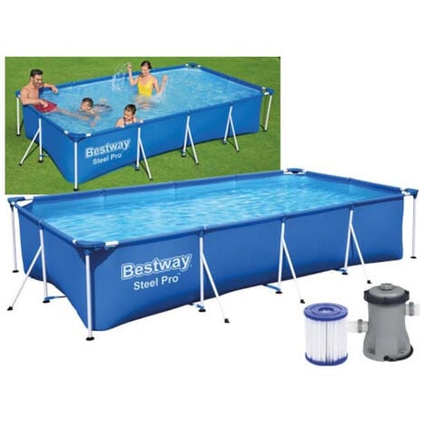 Piscina Rettangolare 399x211 Altezza 81 cm 56424