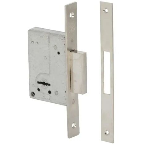 Serratura di Sicurezza in Ottone con Chiave Singola e Doppia Mandata da 50 mm - Modello 57220.50.0