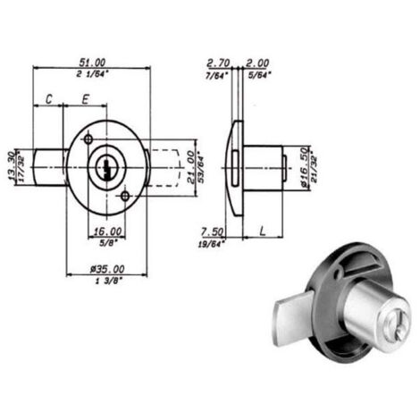 Offerta Serratura Per Mobili Meroni 2630, In Zama Ni - Foto 7