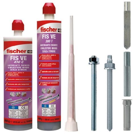 Resina ancorante chimico FIS VE 410 C a iniezione Fischer