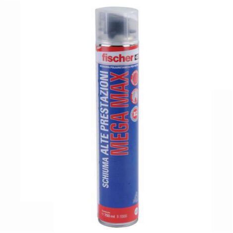 Schiuma Poliuretano Mega Max 750 ml Pistola Fischer
