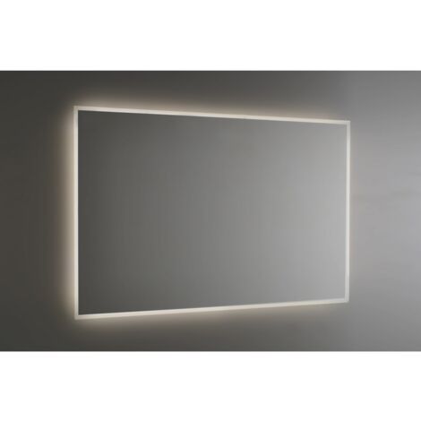Specchio Retroilluminato Rettangolare 110x80 a Led da Parete da Bagno (1/4)