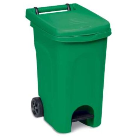 Bidone Urban Quadro C/Pedale Verde L 60 Stefanpl (1/2)