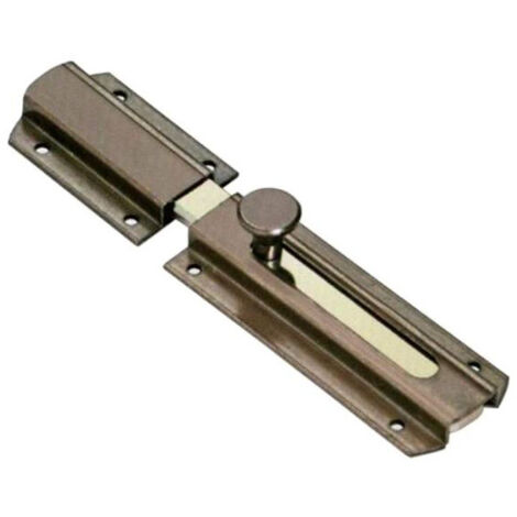 CATENACCIO TRASVERSALE BRONZATO CON INCONTRO COMUNELLO PER PORTE FINESTRE 12389V CM 12 (20889)